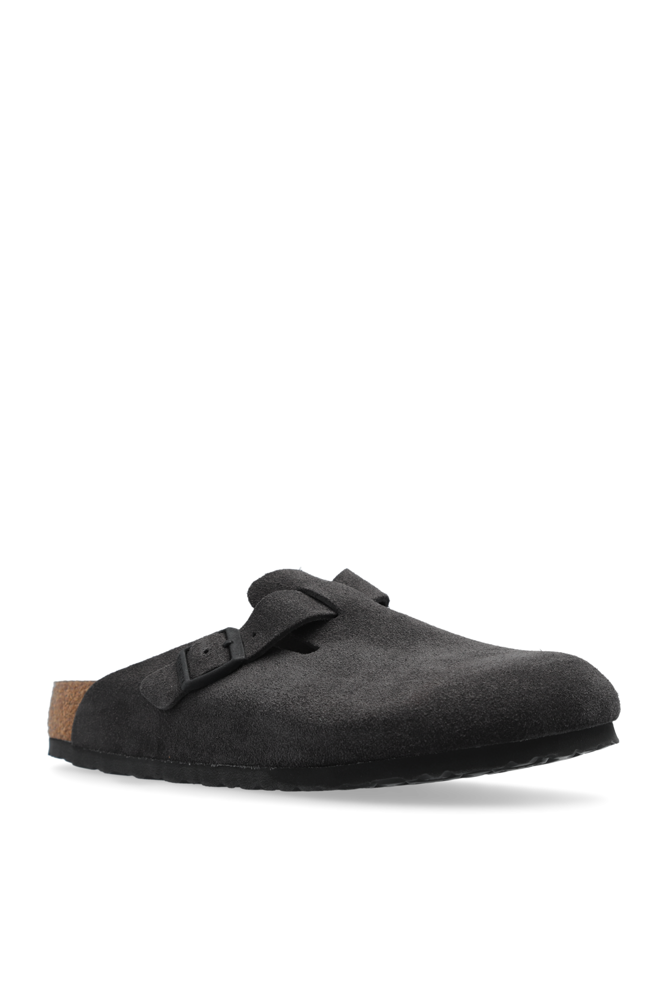 Boston Soft Footbed Suede Leather Midnight Blue | BIRKENSTOCK